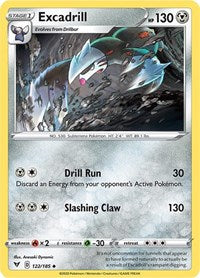 Excadrill (122/185) [SWSH04: Vivid Voltage]