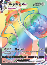 Aegislash VMAX (Secret) (190/185) [SWSH04: Vivid Voltage]