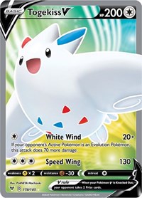 Togekiss V (Full Art) (178/185) [SWSH04: Vivid Voltage]
