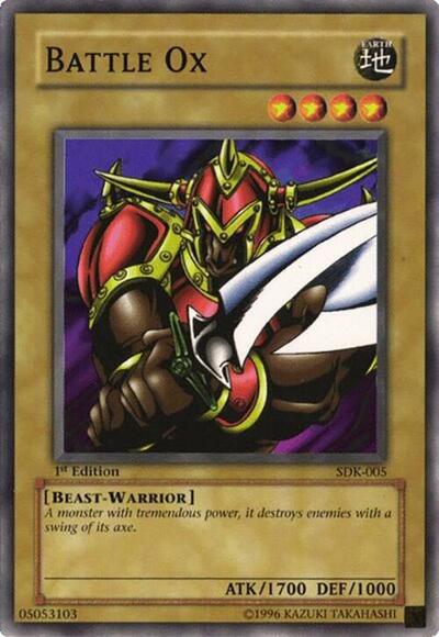 Battle Ox (SDK-005) [Starter Deck: Kaiba]