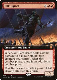 Port Razer (Extended Art) (669) [Commander Legends]