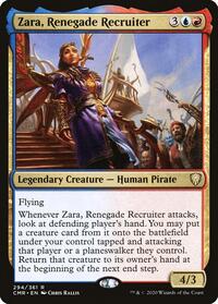 Zara, Renegade Recruiter (294) [Commander Legends]