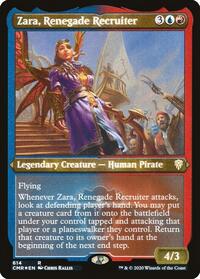 Zara, Renegade Recruiter (Foil Etched) (614) [Commander Legends]