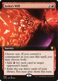 Jeska's Will (Extended Art) (668) [Commander Legends]