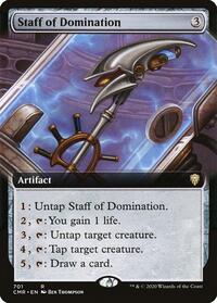 Staff of Domination (Extended Art) (701) [Commander Legends]