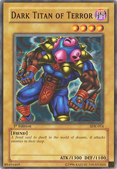 Dark Titan of Terror (SDK-014) [Starter Deck: Kaiba]