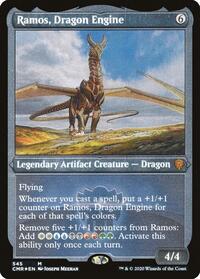 Ramos, Dragon Engine (Foil Etched) (545) [Commander Legends]