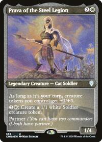 Prava of the Steel Legion (Foil Etched) (552) [Commander Legends]
