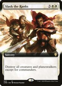 Slash the Ranks (Extended Art) (625) [Commander Legends]