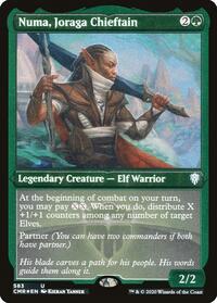 Numa, Joraga Chieftain (Foil Etched) (583) [Commander Legends]