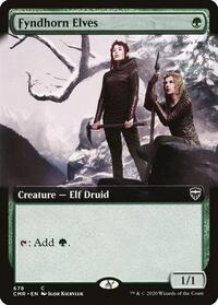 Fyndhorn Elves (Extended Art) (678) [Commander Legends]