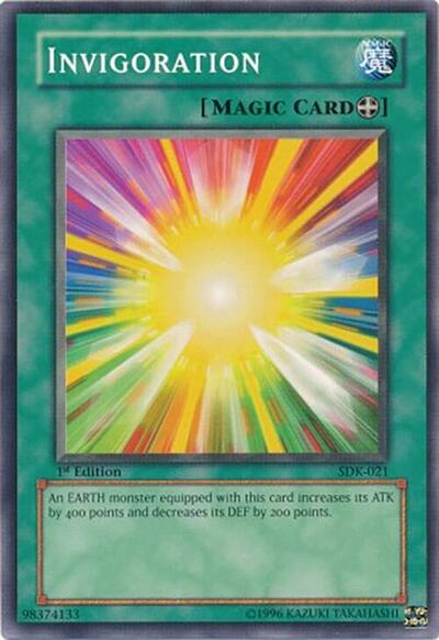 Invigoration (SDK-021) [Starter Deck: Kaiba]