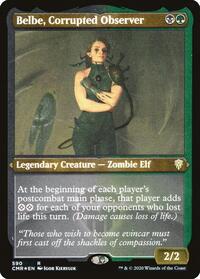 Belbe, Corrupted Observer (Foil Etched) (590) [Commander Legends]