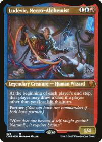 Ludevic, Necro-Alchemist (Foil Etched) (525) [Commander Legends]