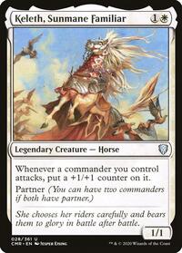 Keleth, Sunmane Familiar (28) [Commander Legends]