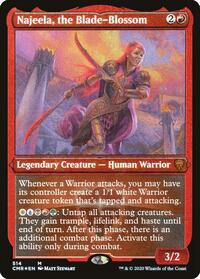 Najeela, the Blade-Blossom (Foil Etched) (514) [Commander Legends]