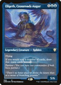 Eligeth, Crossroads Augur (Foil Etched) (556) [Commander Legends]