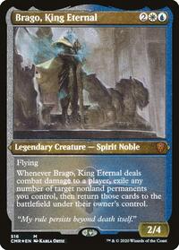 Brago, King Eternal (Foil Etched) (516) [Commander Legends]