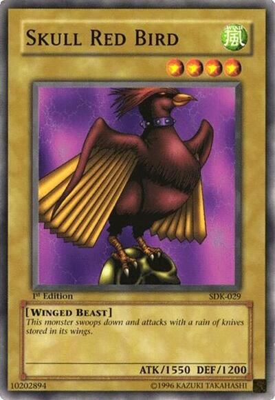 Skull Red Bird (SDK-029) [Starter Deck: Kaiba]