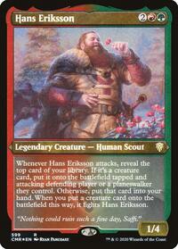 Hans Eriksson (Foil Etched) (599) [Commander Legends]