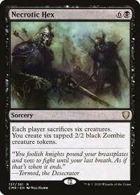 Necrotic Hex (137) [Commander Legends]