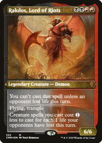 Rakdos, Lord of Riots (Foil Etched) (532) [Commander Legends]