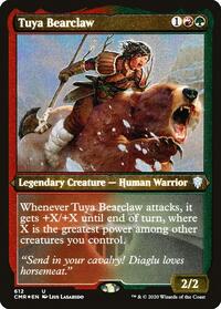 Tuya Bearclaw (Foil Etched) (612) [Commander Legends]