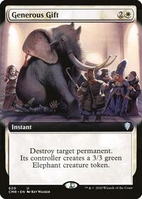 Generous Gift (Extended Art) (620) [Commander Legends]