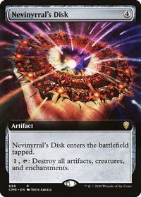 Nevinyrral's Disk (Extended Art) (696) [Commander Legends]