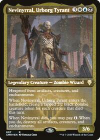 Nevinyrral, Urborg Tyrant (Foil Etched) (607) [Commander Legends]