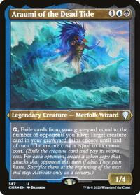 Araumi of the Dead Tide (Foil Etched) (587) [Commander Legends]