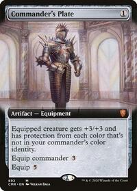 Commander's Plate (Extended Art) (692) [Commander Legends]