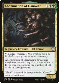 Abomination of Llanowar (265) [Commander Legends]