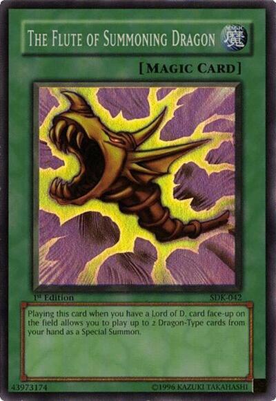 The Flute of Summoning Dragon (SDK-042) [Starter Deck: Kaiba]