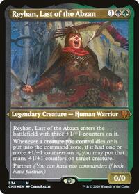 Reyhan, Last of the Abzan (Foil Etched) (534) [Commander Legends]