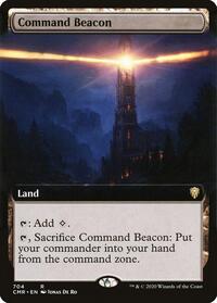 Command Beacon (Extended Art) (704) [Commander Legends]