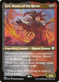 Juri, Master of the Revue (Foil Etched) (602) [Commander Legends]