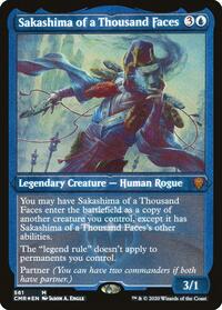 Sakashima of a Thousand Faces (Foil Etched) (561) [Commander Legends]