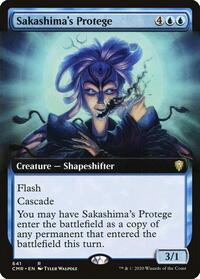 Sakashima's Protege (Extended Art) (641) [Commander Legends]