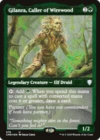 Gilanra, Caller of Wirewood (Foil Etched) (578) [Commander Legends]