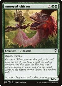 Annoyed Altisaur (216) [Commander Legends]