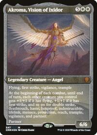 Akroma, Vision of Ixidor (Foil Etched) (547) [Commander Legends]