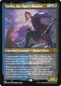 Yuriko, the Tiger's Shadow (Foil Etched) (542) [Commander Legends]