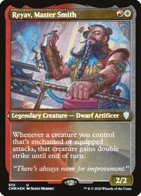 Reyav, Master Smith (Foil Etched) (610) [Commander Legends]