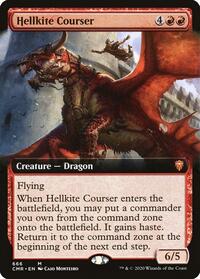 Hellkite Courser (Extended Art) (666) [Commander Legends]
