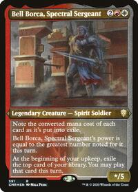 Bell Borca, Spectral Sergeant (Foil Etched) (591) [Commander Legends]