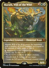Marath, Will of the Wild (Foil Etched) (527) [Commander Legends]