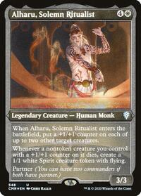 Alharu, Solemn Ritualist (Foil Etched) (548) [Commander Legends]