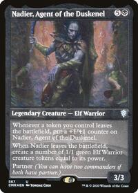Nadier, Agent of the Duskenel (Foil Etched) (567) [Commander Legends]