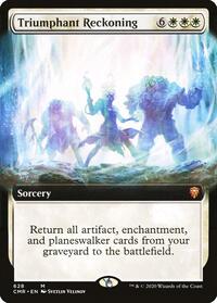 Triumphant Reckoning (Extended Art) (628) [Commander Legends]